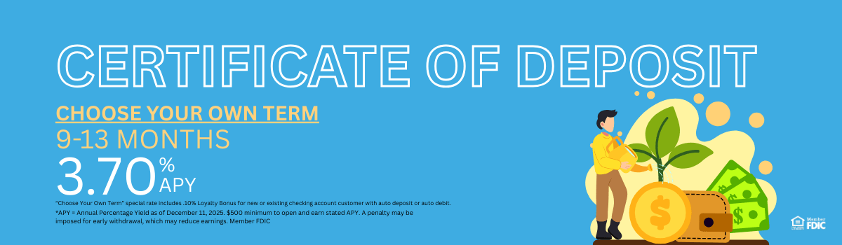 Certificate of Deposit Information Certificate of Deposit Information